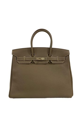 Hermes Birkin 35 Togo Leather Handbag