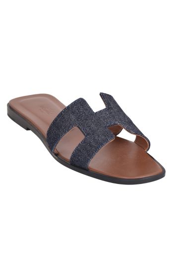 Hermes discount slippers red