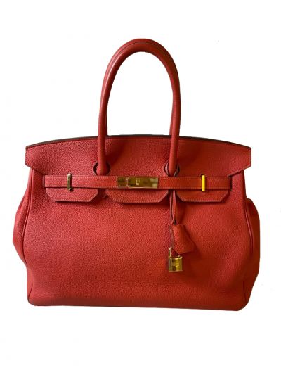 Hermes Clemence Leather Birkin 35