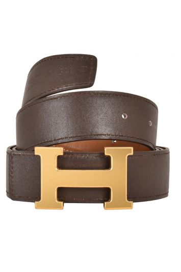 inventeur belt brown gold