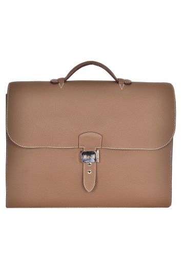 HERMES TAURILLON CLEMENCE SAC A DEPECHE BRIEFCASE BAG