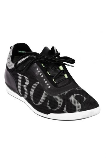 Buy BOSS Printed Lace-Up Sneakers | Grey Color Men | AJIO LUXE