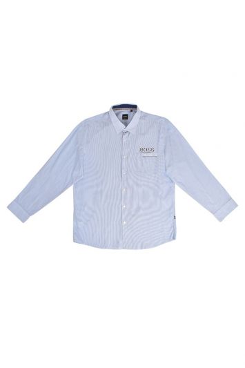 HUGO BOSS STRIPED LOGO SHIRT