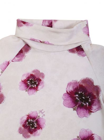 IL GUFO OFF-WHITE FLORAL PRINT DRESS/TOP