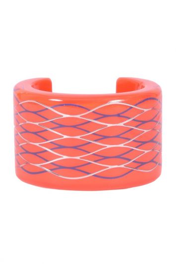 Kenzo x H&M Orange Plastic Bracelet
