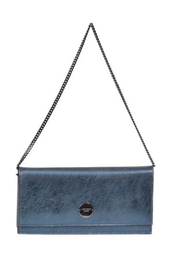 Jimmy Choo Blue Glitter Sling Shoulder Bag