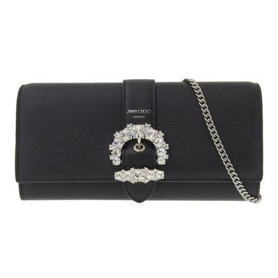 Jimmy Choo Cheri Chain Leather Wallet