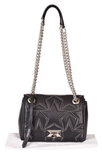 Jimmy Choo Helia Quilted Nappa Studs Shoulder Bag