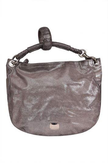 Jimmy Choo Metallic Suede Sky Hobo Bag