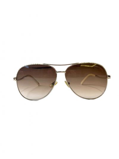 JIMMY CHOO SILVER SUNGLASSES