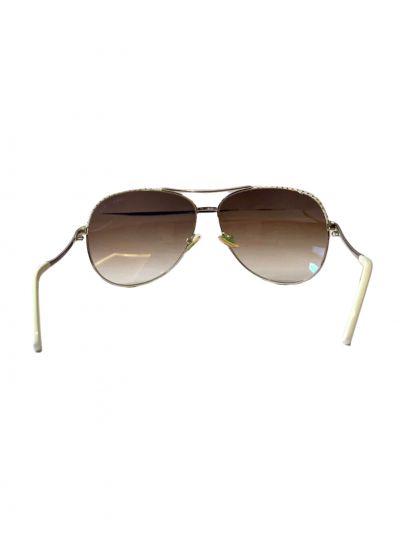 JIMMY CHOO SILVER SUNGLASSES