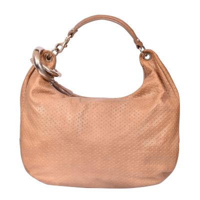 JIMMY CHOO SOLAR PERFORATED LARGE HOBO