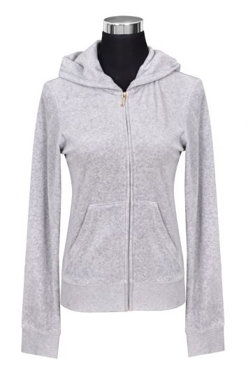 Juicy Couture Grey Velour J14umper