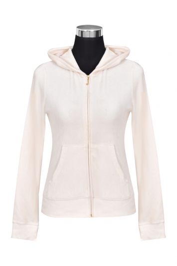Juicy Couture Off white Velour Jumper