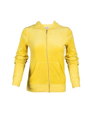 JUICY COUTURE YELLOW VELOUR JACKET