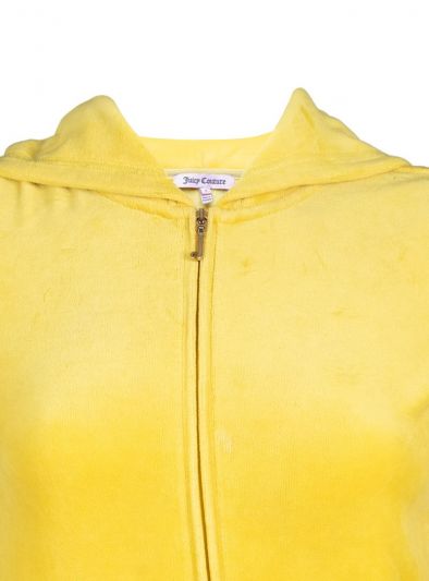 JUICY COUTURE YELLOW VELOUR JACKET