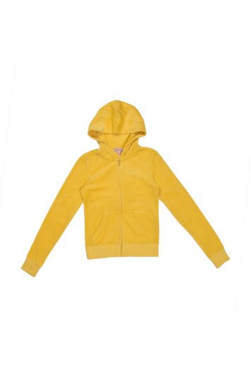 Juicy Couture Yellow Velour Track Suit Set