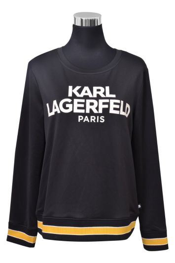 Karl Lagerfeld Black Logo Sweatshirt
