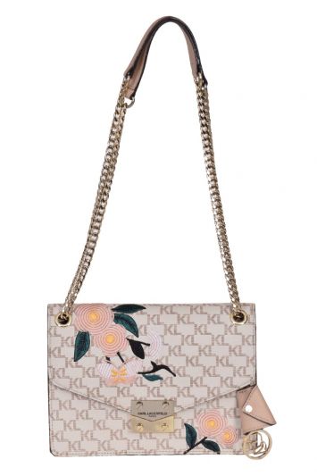Karl Lagerfeld Monogram Floral Bag