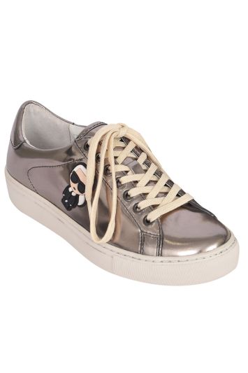Karl Lagerfeld Silver Trainers