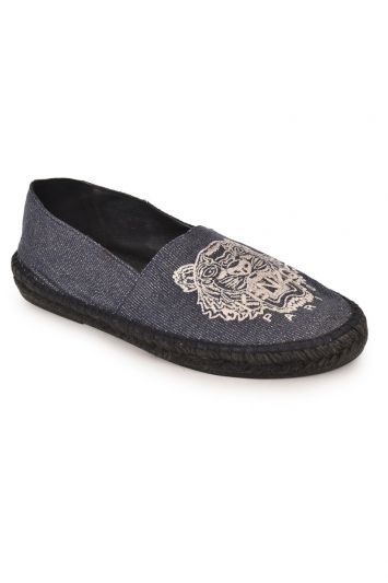 KENZO TIGER JEANS  DENIM ESPADRILLES