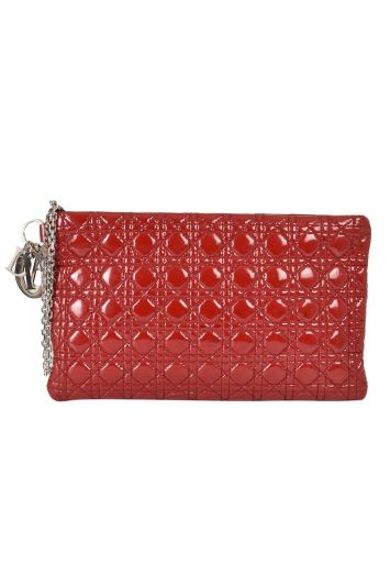 LADY DIOR QUILTED CANNAGE CLUTCH