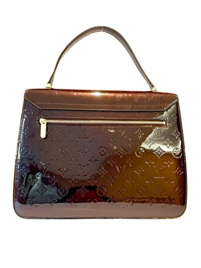 LOUIS VUITTON AMARANTE MONOGRAM VERNIS ROMAINE BAG