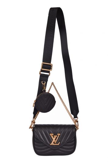 LOUIS VUITTON MULTI POCHETTE WILD AT HEART BLACK (Smaller Pouch Not  Included)