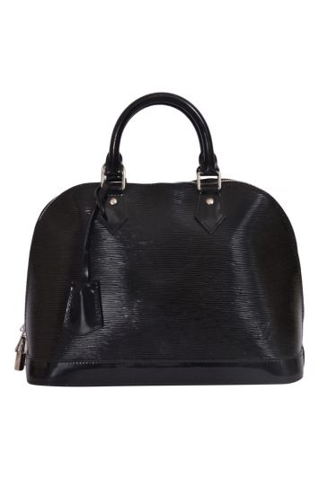 Louis Vuitton Black Epi Leather Alma PM Handbag