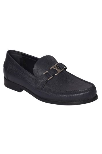 Louis Vuitton Blue Epi Leather Loafers