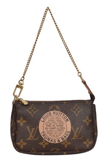 Louis Vuitton Brown Canvas Monogram Mini Pochette Handbag