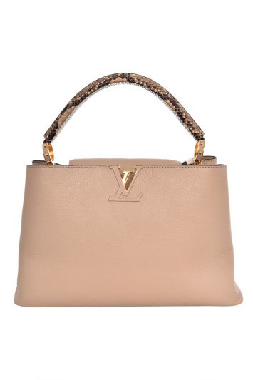 LOUIS VUITTON CAPUCINES MM EXOTIC SKIN TOTE BAG