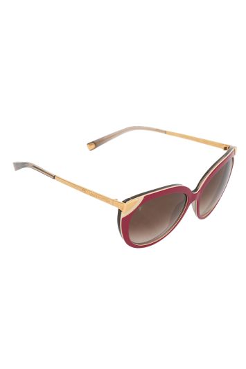 Louis Vuitton Cat Eyed Red Sunglasses