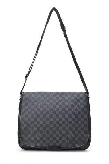 LOUIS VUITTON DAMIER GRAPHITE RENZO MESSENGER BAG