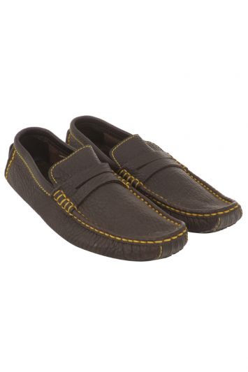 LOUIS VUITTON LEATHER LOAFERS