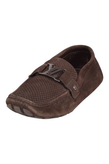 lv loafers brown