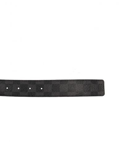 LOUIS VUITTON LOUIS VUITTON INVENTEUR DAMIER GRAPHITE REVERSIBLE BELT