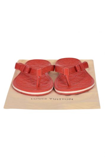 Louis vuitton sale thong flip flops