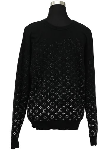 Louis Vuitton Monogram Black Sweater