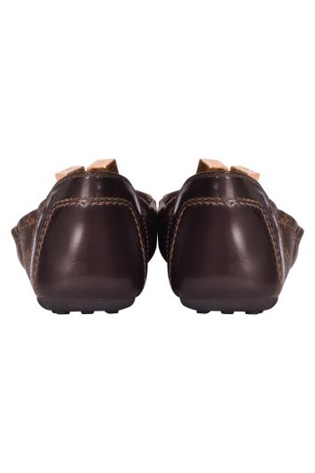 Louis Vuitton Monogram  Cap Toe Leather Ballet Flats