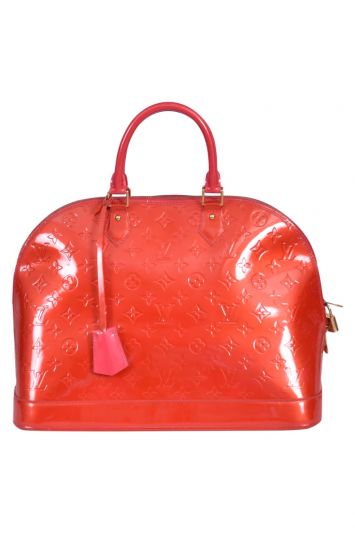 Louis Vuitton Monogram Vernis Alma GM Patent Leather Bag