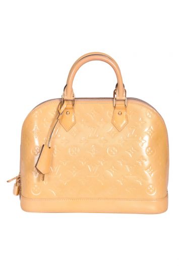 Louis Vuitton Monogram Vernis Alma Pm Patent Leather Handbag