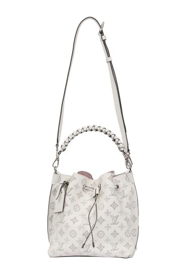 Louis Vuitton Muria Mahina Leather Bucket Bag