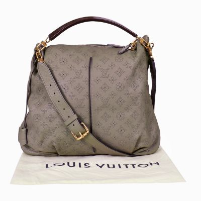 LOUIS VUITTON PERFORATED MAHINA SELENA PM BAG