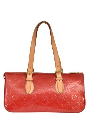 Louis Vuitton Rosewood Avenue Red Pomme D’amour Vernis Leather