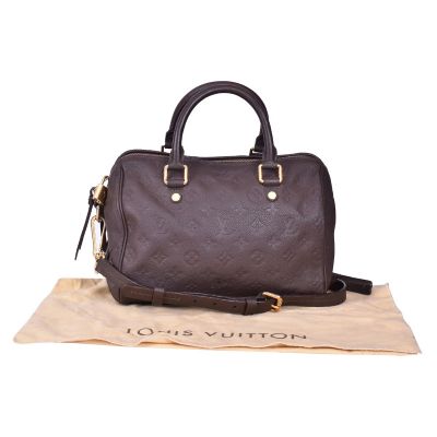 LOUIS VUITTON SPEEDY 25 MONOGRAM EMPREINTE BANDOULIERE BAG