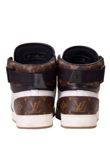 Louis Vuitton Monogram Rivoli Sneaker Boot, Brown, 11