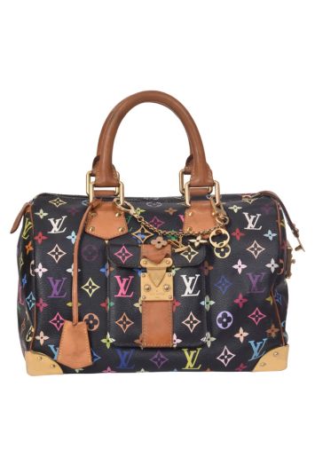 Louis Vuitton X Takashi Murakami Monogram Speedy Handbag