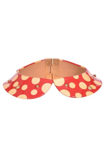 Louis Vuitton X Yayoi Kusama Red Infinity Dots Collar