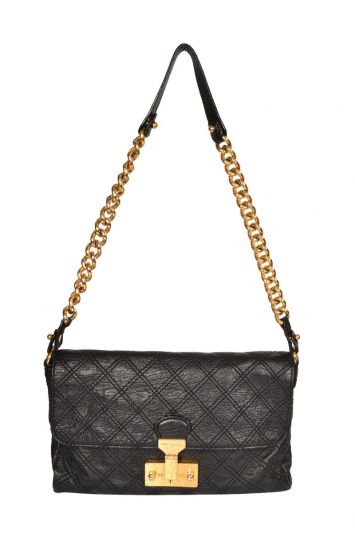 MARC JACOBS POLLY QUILTED SHOULDER BAG